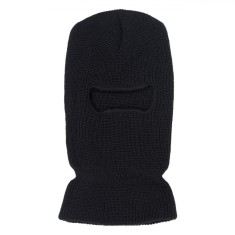 Cagulă Bărbați, Poliester, Decupaj Ochi, Negru