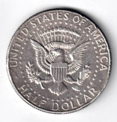 SUA HALF DOLLAR 1968 ARGINT STARE EXCELENTA foto