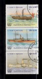 A12 S1 10 - Timbre foarte vechi - Sao Tome e Principe - marina - vapoare
