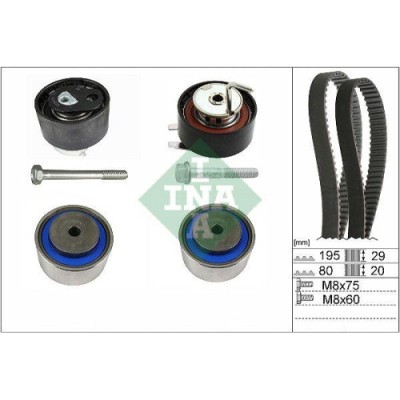 Schaeffler INA Set curea de distributie foto