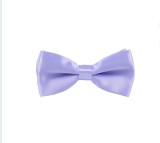 Papion Copii Lila 9.5x5cm Poliester, Reglabil, Elegant - Accesoriu Moda Festiv