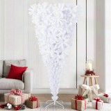 Cumpara ieftin Brad de Craciun artificial cu 300 LED Alb 210 cm PVC si Otel