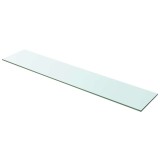 Cumpara ieftin Raft din sticla transparenta, 100 x 20 cm