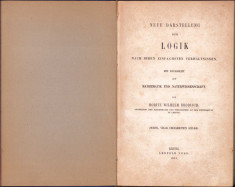 HST 262SP Neue Darstellung der Logik 1851 Drobisch foto