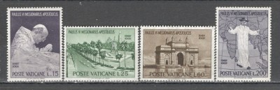 Vatican.1964 Vizita Papei Paul VI la Congresul Eucharistic Bombay SV.449 foto