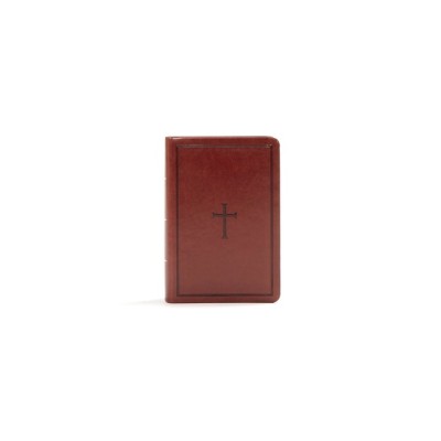 KJV Large Print Compact Reference Bible, Brown Leathertouch foto