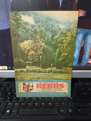 Rebus, revistă bilunară de divertisment, 15 apr. 1988, nr. 8, 740, anul 31, 017 foto