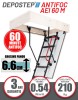 Scara pod antifoc metalica DEPOSTEP AEI 60 M rezistenta 60 de minute