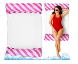 Saltea gonflabila, alb roz, 120 x 70 cm, Lean 26815