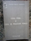 Codul penal si codul de procedura penala - Editura Cutuma 1992