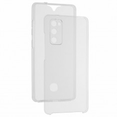 Huse Samsung Galaxy A71 FullCover 360 cu senzor de amprenta - Transparent foto