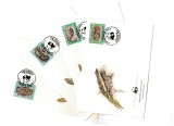 Cabo Verde 1986 - Fauna WWF, serie plicuri prima zi