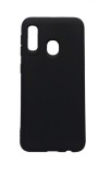 Husa telefon compatibila cu Samsung Galaxy Galaxy A20e, Negru, Cu interior de catifea, 186HT, Silicon, Carcasa