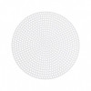 Plasa din plastic pentru brodat, diametru 14,7 cm Cerc alb