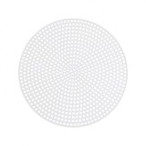 Plasa din plastic pentru brodat, diametru 14,7 cm Cerc alb, Crisalida