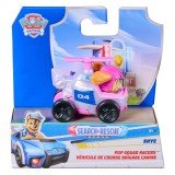 Vehicul cu figurina, Paw Patrol, Pup Squad Racers, Skye, 20156336
