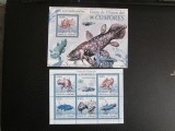 COMORES PESTE AFRICA FAUNA MNH=70, Nestampilat