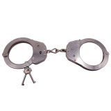 Cumpara ieftin Catuse Inox IdeallStore Special Lock, 24.5cm, Argintii + Chei - Autoaparare, Paza, Pompieri