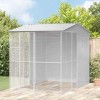 Cușcă pentru păsări Gri 215 x 310 x 247 cm Oțel galvanizat