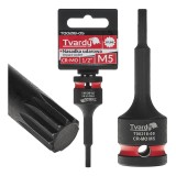 Cheie tubulara de impact SPLINE 1 / 2&quot;, M5, Cr-Mo, Tvardy T00218-05
