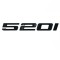 Emblema 520i spate portbagaj BMW, negru