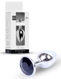 Dop Anal Plug Jewellery Silver Black