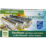 Sardine in Ulei de Masline Bio 120gr Fontain
