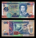 BELIZE █ bancnota █ 100 Dollars █ 2021 █ P-71e █ UNC █ necirculata