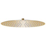 Cumpara ieftin Cap de dus tip ploaie rotund, auriu, 40 cm, otel inoxidabil