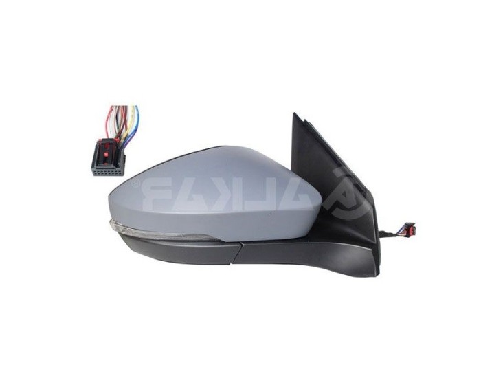 Oglinda usa exterioara VW T-CROSS, 01.2019-, partea dreapta, View Max, reglare electrica; grunduit; cu incalzire; sticla convexa; sticla crom; 16 gau