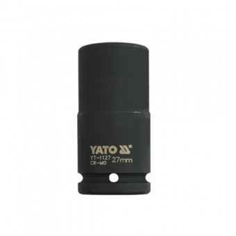 Cheie de impact Yato YT-1127, dimensiune 27 mm, prindere 3/4&amp;rdquo;, lunga foto