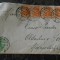 Plic circulat Germania, 1921, Deutsches reich, 5 valori, stare buna