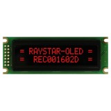 Afișaj OLED alfanumeric 16x2 RAYSTAR OPTRONICS 85x30x10mm roșu PIN 14