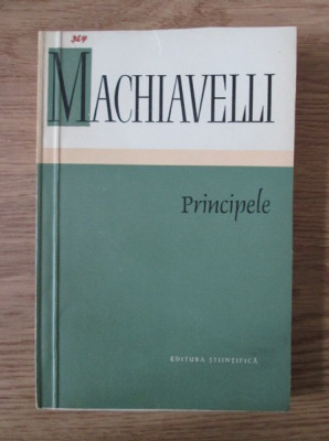 Niccolo Machiavelli - Principele (1960) foto