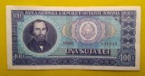 100 lei 1966, seria D.0031 631622, stare foarte bună