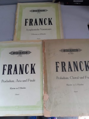 3 Partituri Franck - Edition Peters foto