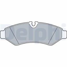 DELPHI LP3549 set placute frana,frana disc foto