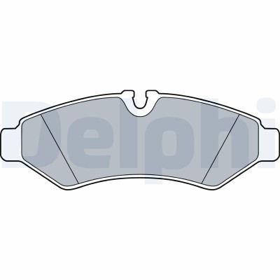 DELPHI LP3549 set placute frana,frana disc foto