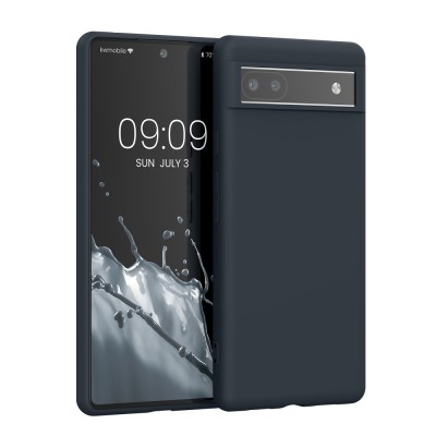 Husa Kwmobile pentru Google Pixel 6a, Silicon, Gri, 57799.186 foto