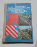 Intrebari si raspunsuri privind circulatia rutiera -carte Vctor Beda, anul 1977