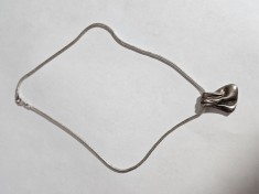 Lant din argint cu pandantiv #5136 foto