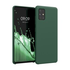 Husa pentru Samsung Galaxy A51, Silicon, Verde, 51197.169 foto