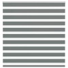 Jaluzea tip zebra gri &icirc;nchis lățime țesătură 140,9 cm poliester