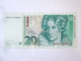 Republica Federala Germania/R.F.G. 20 Mark 1993 in stare foarte buna,bancnota din imagini