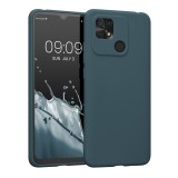 Husa Kwmobile pentru Xiaomi Redmi 10C, Silicon, Albastru, 59231.202, Carcasa