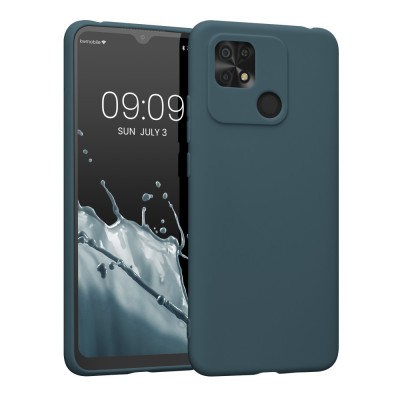 Husa Kwmobile pentru Xiaomi Redmi 10C, Silicon, Albastru, 59231.202 foto