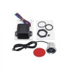 Kit Pornire Motor ALM cu Buton Iluminat Albastru, 12V, Universal