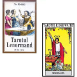 Pachet format din 2 seturi de carti Tarot, Rider Waite, Tarotul Lenormand - Mademoiselle Lenormand