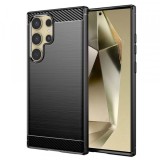 Husa pentru Samsung Galaxy S24 Ultra S928, Techsuit, Carbon, Neagra