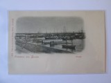Rara! Carte postala Braila:Portul,edit.Leon Konig-Cernauti necirc.circa 1899, Circulata, Printata